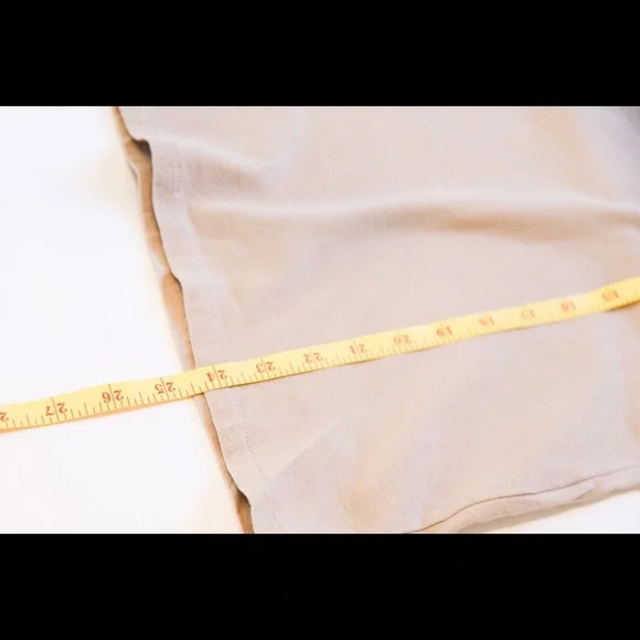 Zara Bell Sleeve Top with Ties in biscuit beige size M runs large as new - Picture 6 of 7